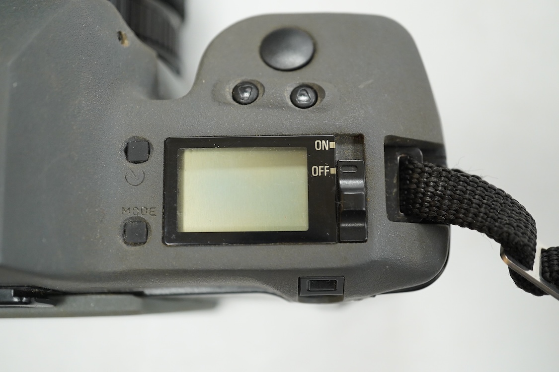 An RBT 3D X2 stereo camera, 35mm with full frame images, based on two KR-10M SLR's woth Aettl metering coupled with Tokina 28-70mm f3.5- 4.5 zoom lenses, in a fitted leatherette case